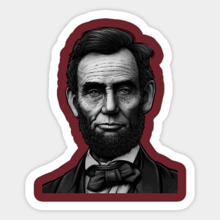 Abraham lincoln Sticker